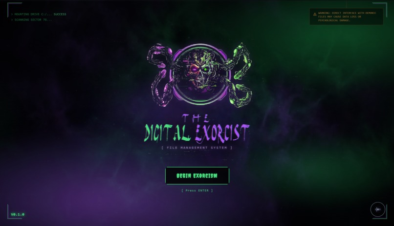 The Digital Exorcist – screenshot 1