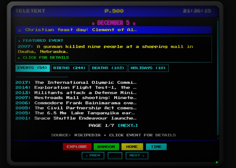 Teletext Reborn – screenshot 3