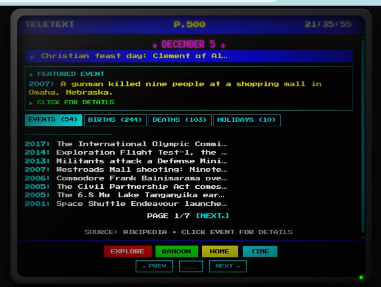 Teletext Reborn – screenshot 4