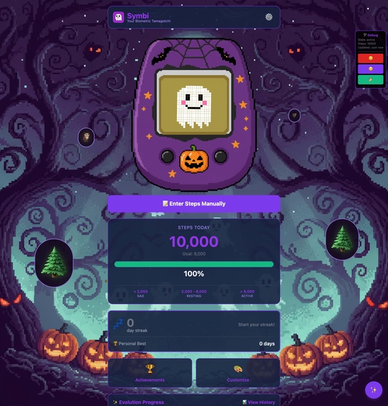 Symbi - Your Biometric Tamagotchi – screenshot 2