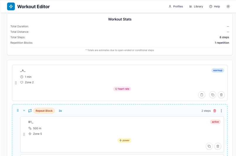 Kaiord – screenshot 1