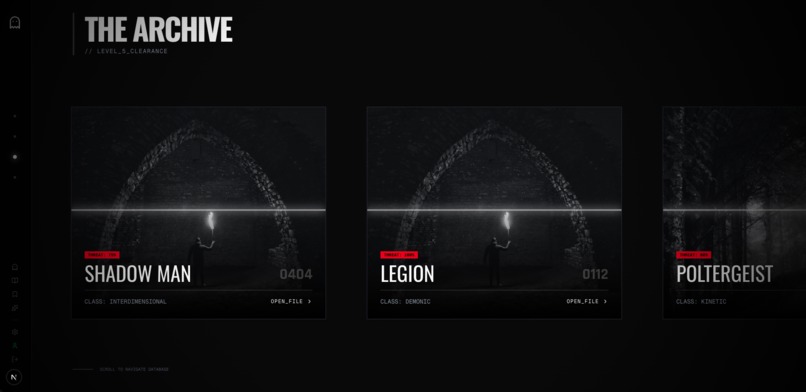 spookypedia – screenshot 2