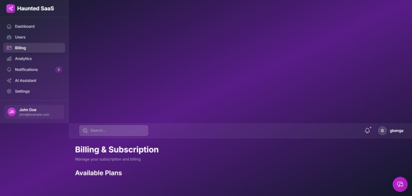 Haunted SaaS – screenshot 1