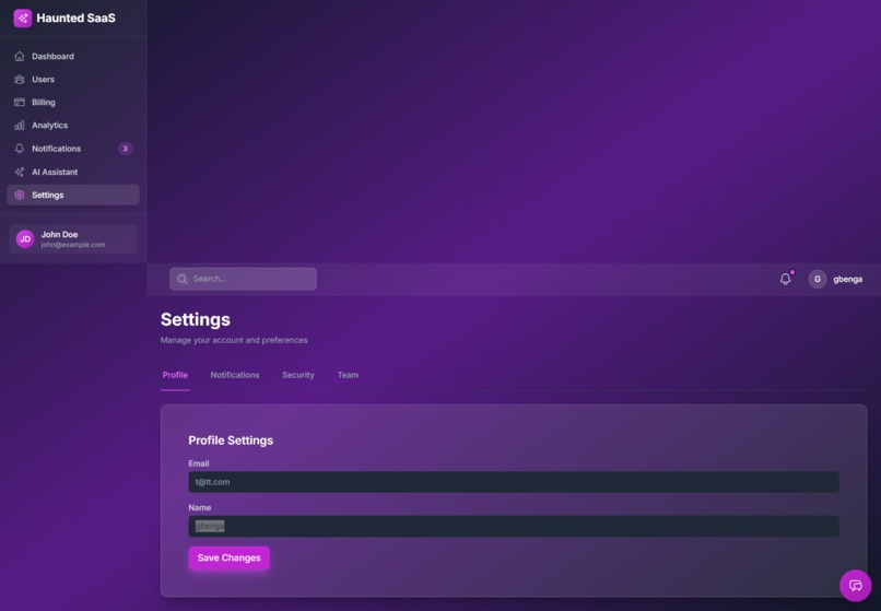 Haunted SaaS – screenshot 3