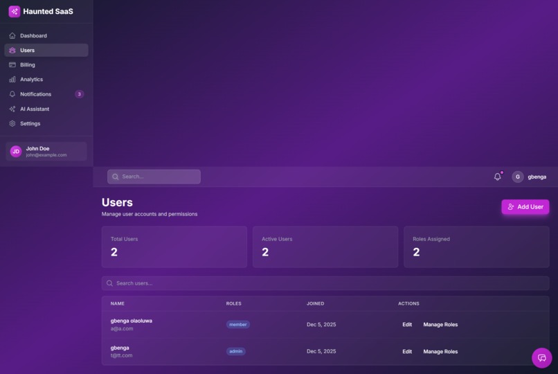 Haunted SaaS – screenshot 4