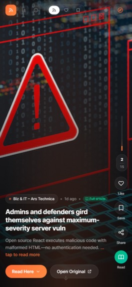 RSS-Tok: Feed Resurrected – screenshot 1