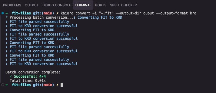 Kaiord – screenshot 3