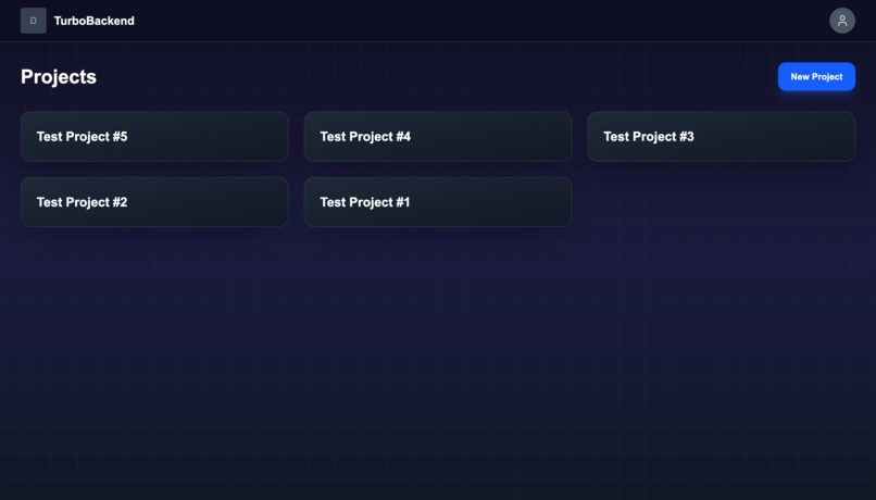 TurboBackend – screenshot 5
