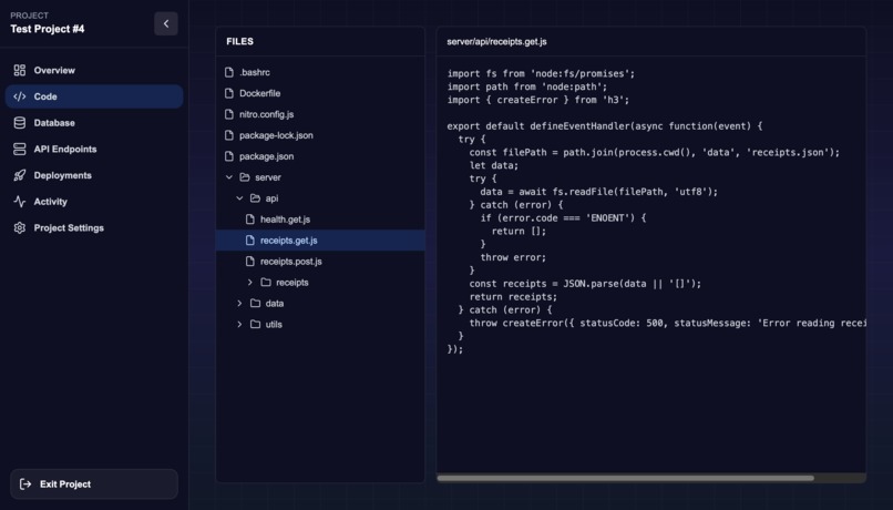 TurboBackend – screenshot 2