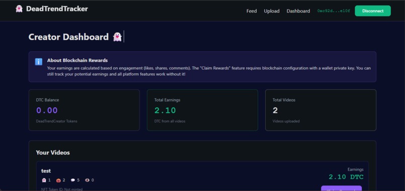 DeadTrendTracker – screenshot 2