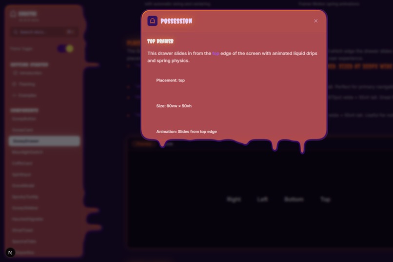 GhostUI-React UI library built with Kiro – screenshot 2