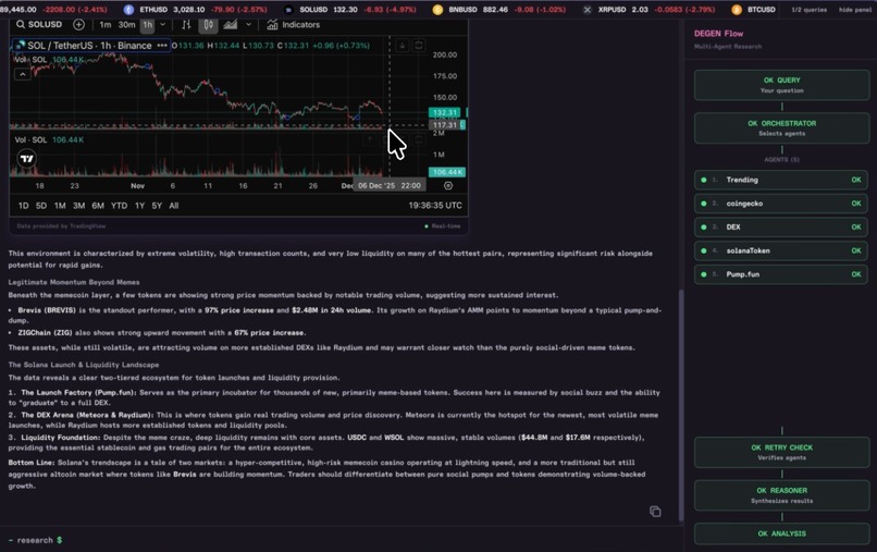 AI Crypto Research Agent – screenshot 4