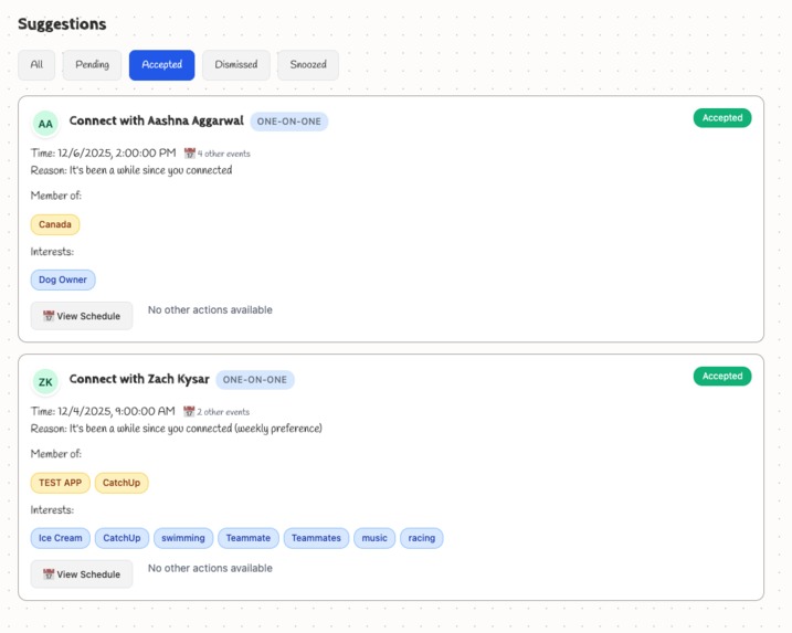 CatchUp.Club – screenshot 2
