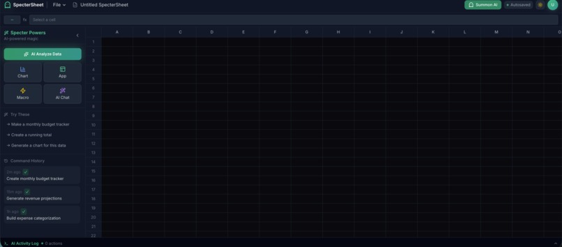 SpecterSheet – screenshot 1