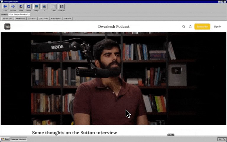 Netscape – screenshot 6