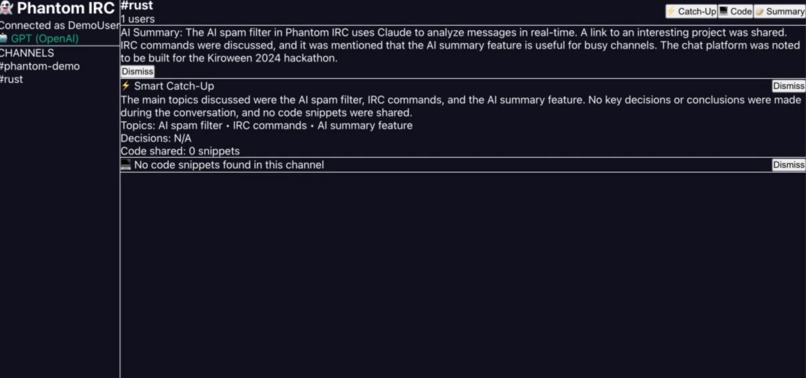 Phantom-IRC – screenshot 6
