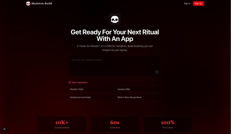Skeleton Build – screenshot 1