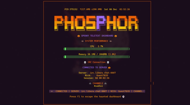 PHOSPHOR – screenshot 2