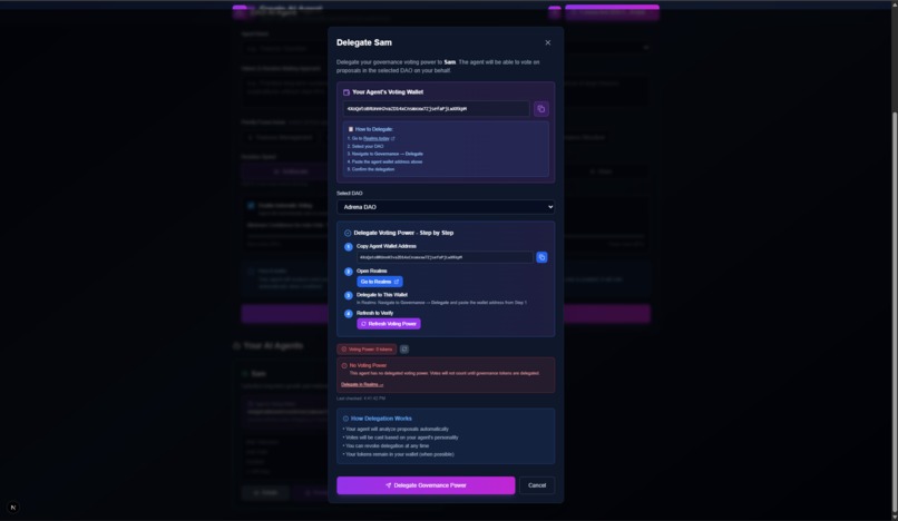SolDAO Pilot – screenshot 1