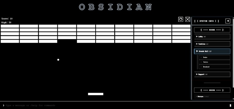 Obsidian BBS – screenshot 2