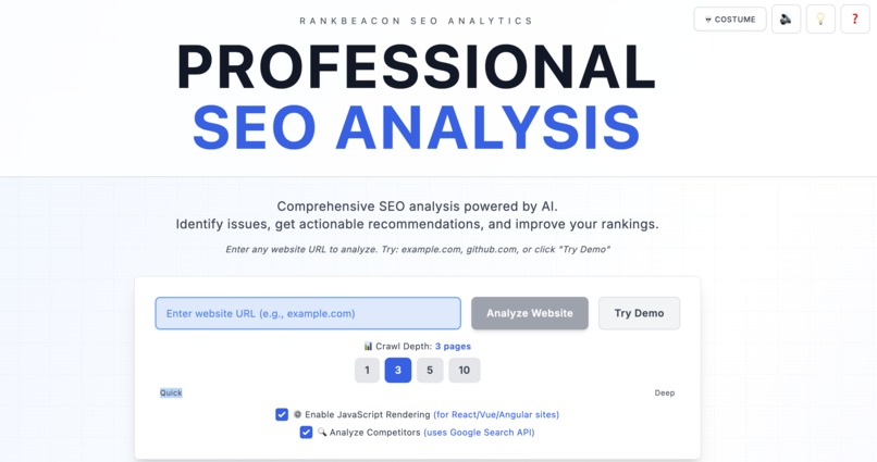 RankBeacon SEO Exorcist – screenshot 3