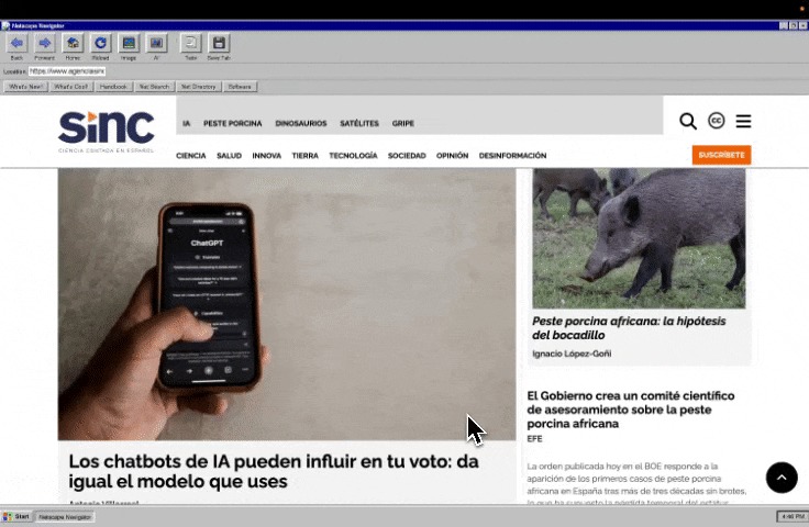 Netscape – screenshot 8