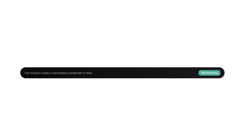 Transcription Bar – screenshot 2