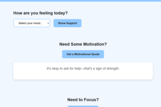MindEase - Stress Support for High School Students