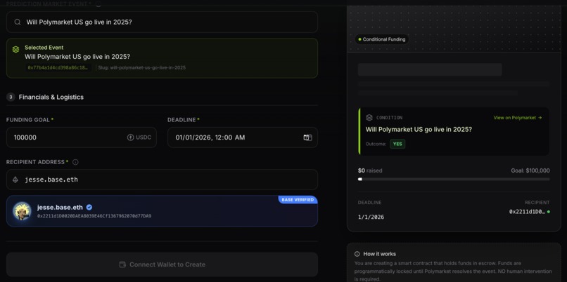 FundIf: Prediction-Gated Crowdfunding – screenshot 5