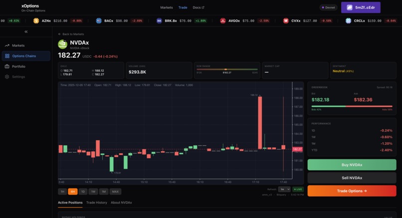 xOptions – screenshot 1