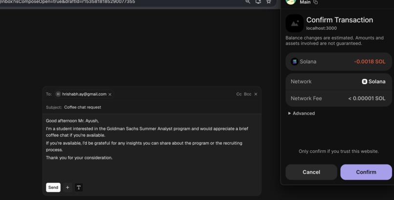 SolMail – screenshot 3