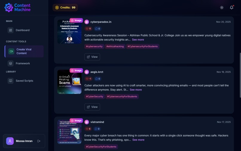 Content Machine – screenshot 3