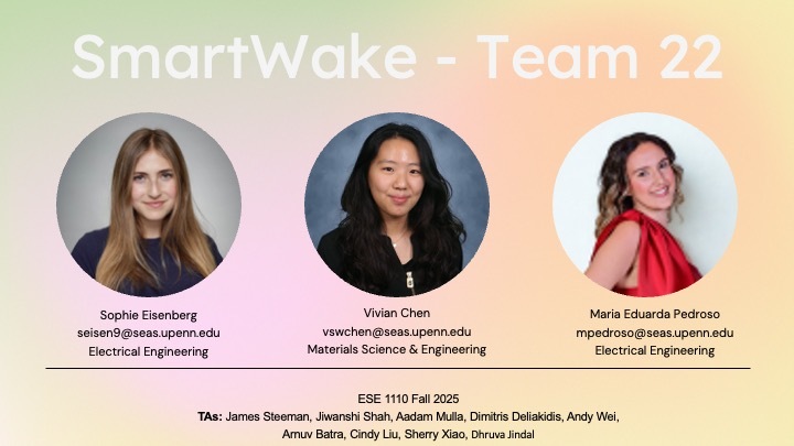 ESE 1110, Team 22, SmartWake – screenshot 1