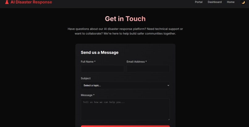 AI Disaster Response Platform – screenshot 5