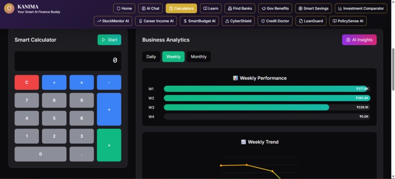 KANIMA - AI Finance Buddy – screenshot 4