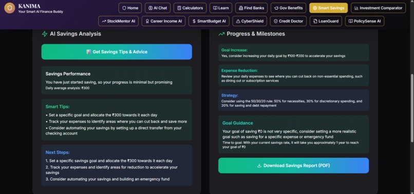 KANIMA - AI Finance Buddy – screenshot 10