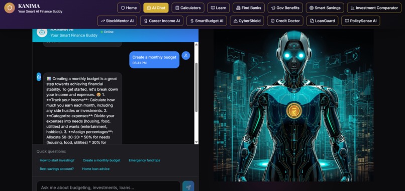 KANIMA - AI Finance Buddy – screenshot 13