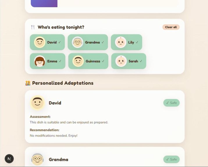 MainMeal - adapt meals for every person, age, and condition – screenshot 2