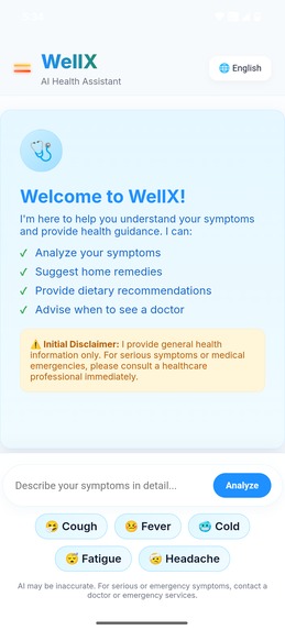 WellX – screenshot 1