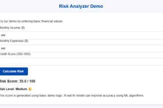 RiskRadar AI – Financial Risk Prediction Platform