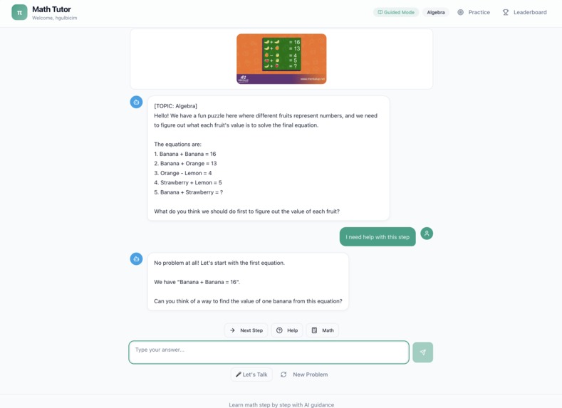 The Math AI Tutor for Everyone – screenshot 4