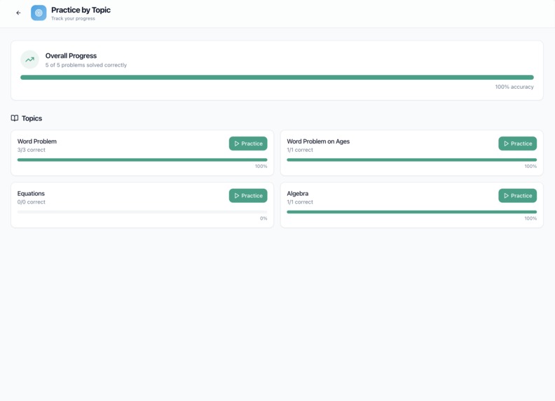 The Math AI Tutor for Everyone – screenshot 5