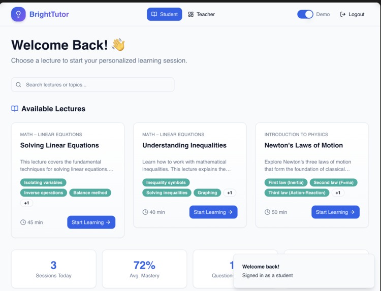 Bright Tutor – screenshot 3