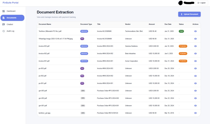 FinSuite – screenshot 3