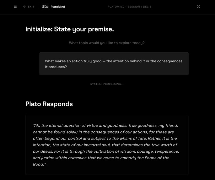 PlatosMind – screenshot 3