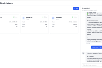 SimpleNet - AI Network Management System