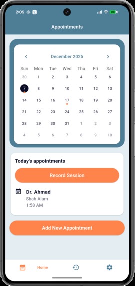 EMA - Elderly Medical Appointment (Assistant) – screenshot 1