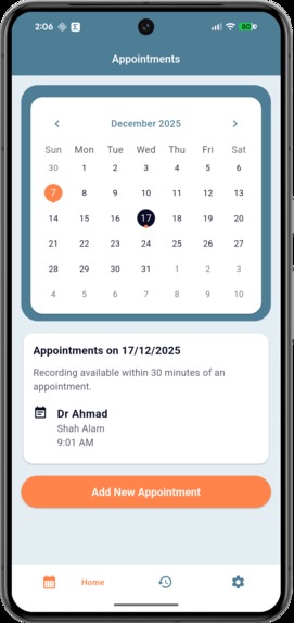 EMA - Elderly Medical Appointment (Assistant) – screenshot 2