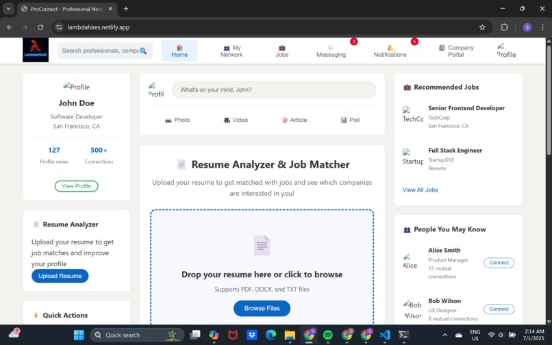 LambdaHires – screenshot 1