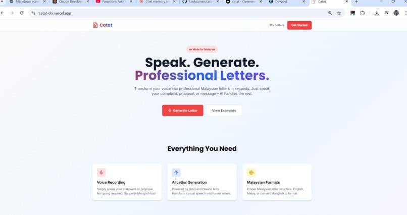 Catat – screenshot 1